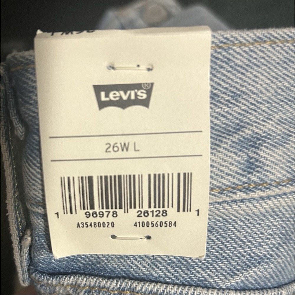 NWT Levi's 501 Patchwork Floral 150th Anniv. 26W L High Rise Button Fly Jeans - Picture 5 of 10